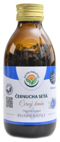 Černucha setá černý kmín 120 kapslí Nigella sativa