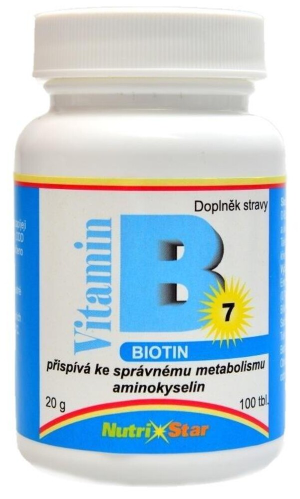 Biotin (vit. B7) 100 tbl.