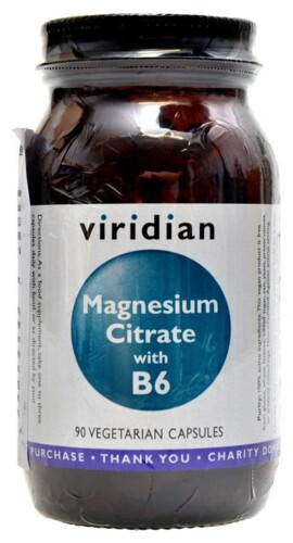 Magnesium Citrate with Vitamin B6 90 kapslí