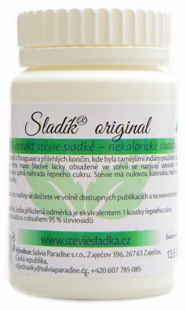 Sladík 100% extrakt stévie sladké 20g