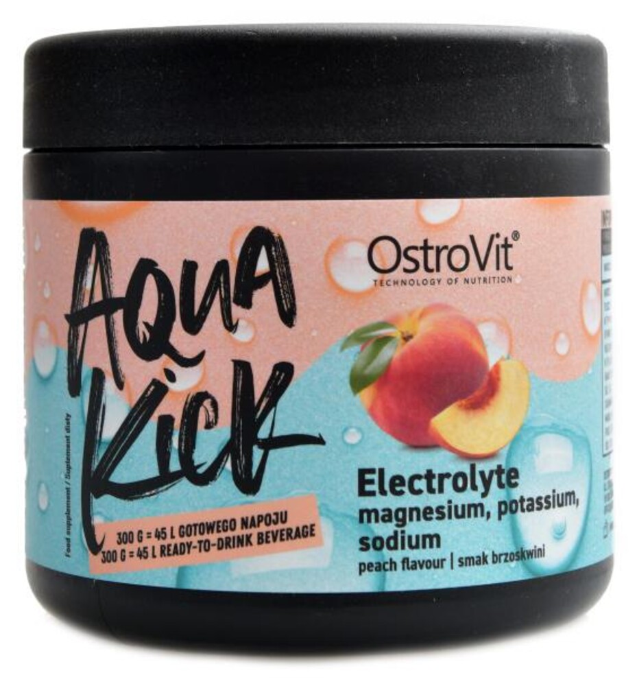 Aqua Kick Electrolyte 300 g broskev