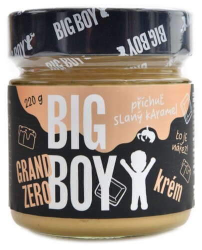 Grand zero arašídový krém s příchutí slaný karamel 220g