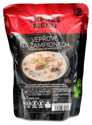 Vepřové na žampionech 600g