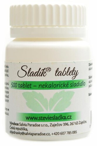 Sladík sladidlo - stévie tablety 500 ks