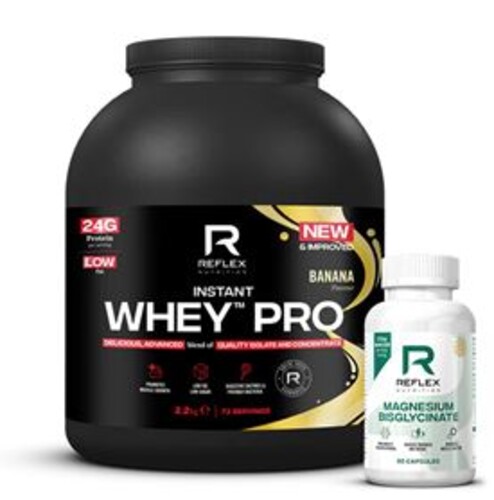 Instant Whey PRO 2,2kg  + Magnesium 90 kapslí ZDARMA