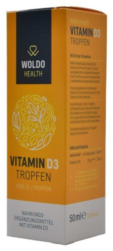 Vitamín D3 kapky 1000 IU 50 ml