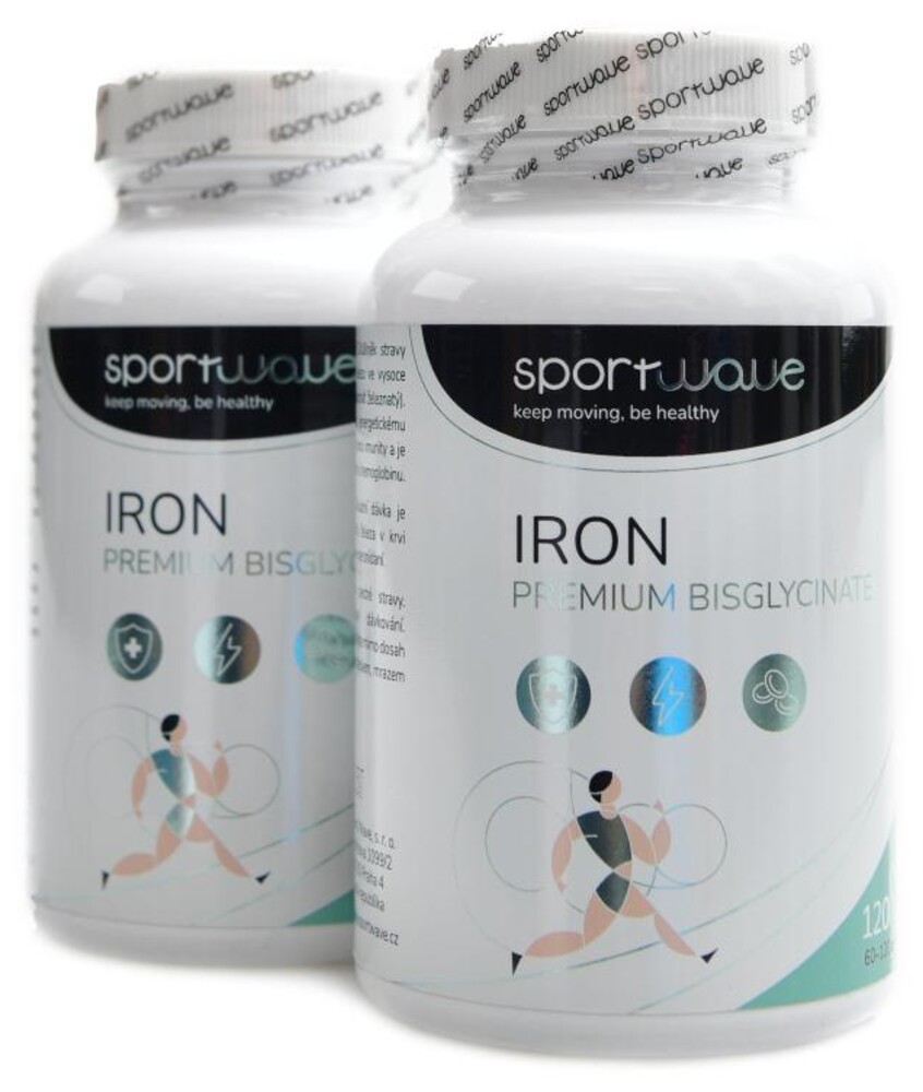 Iron premium chelate 2 x 120 kapslí