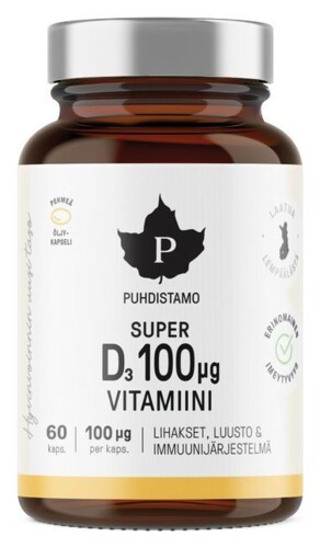 Super Vitamin D 4000IU 60 kapslí