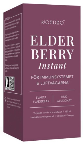 Elderberry Instant 120 ml (Extrakt z černého bezu + zinek)