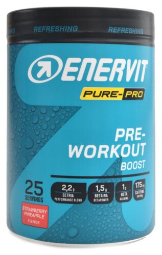 Enervit Pre-workout boost jahoda s ananasem 313 g