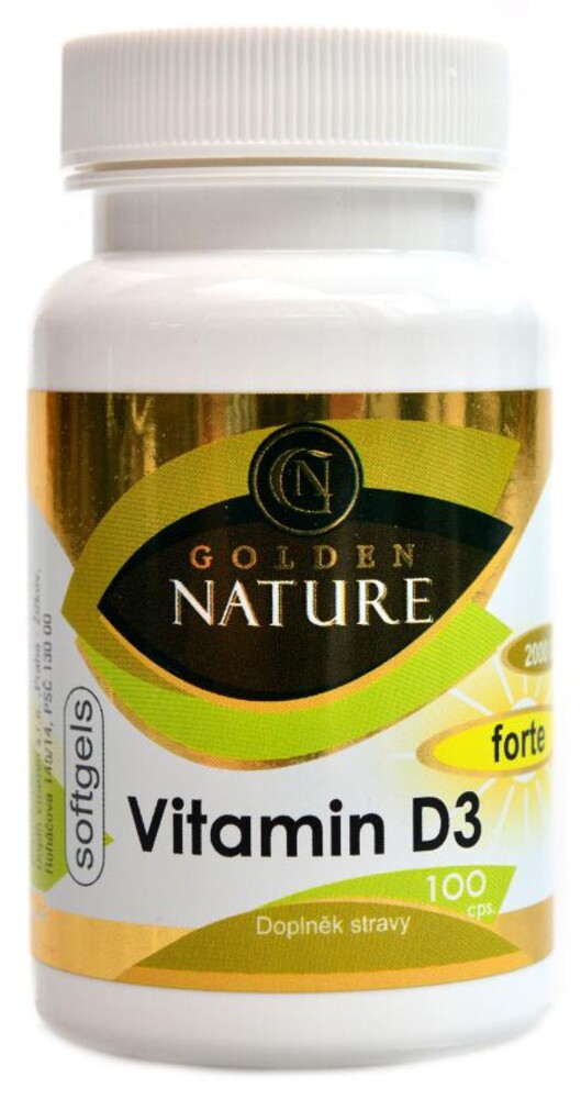 Vitamin D3 2000 I.U. SOFTGELS 100 kapslí