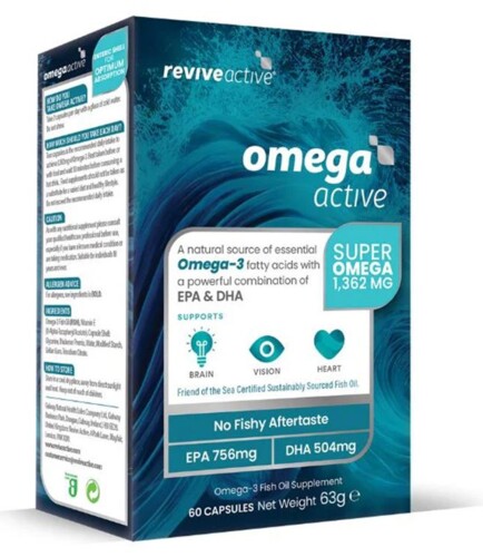 Omega 3 Active 60 kapslí (756mg EPA and 504mg DHA)