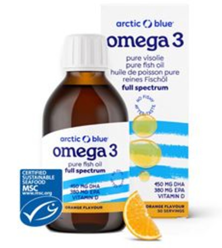 Omega 3 250ml (450mg DHA, 380mg EPA and Vitamin D 400IU)