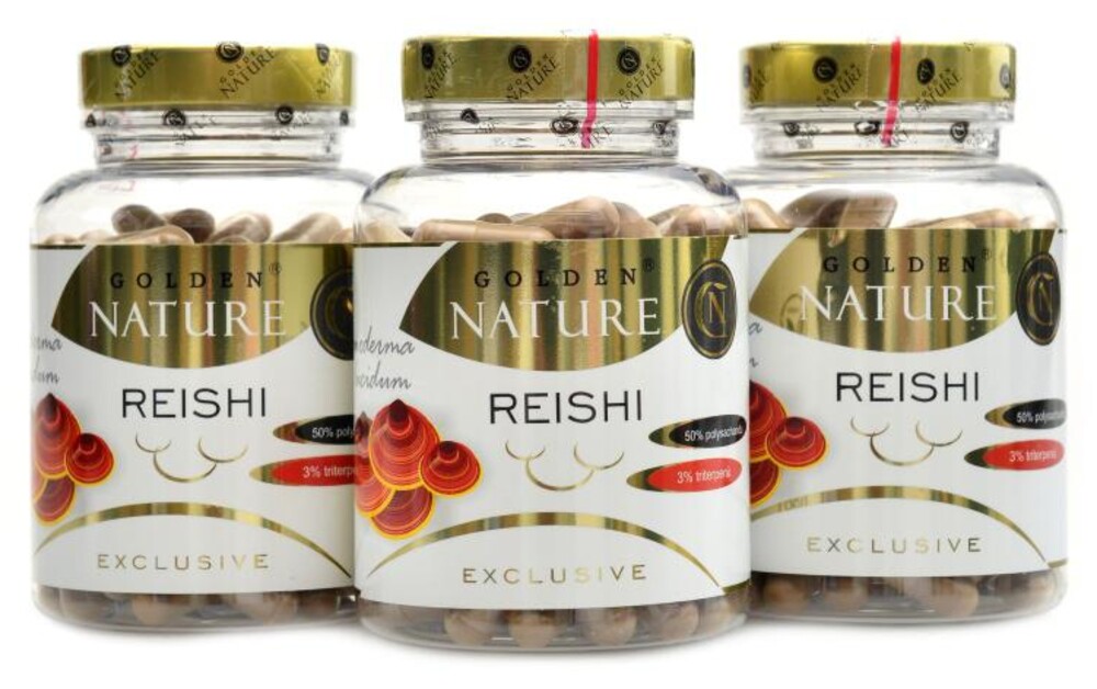 Exclusive Reishi 50% polysacharidů 300 kapslí