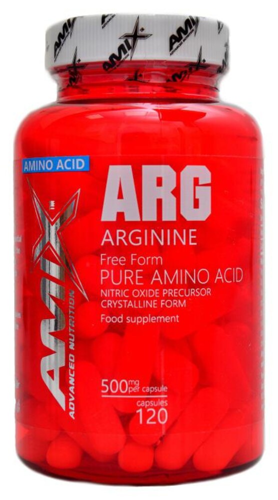 Arginine 120 kapslí 500 mg