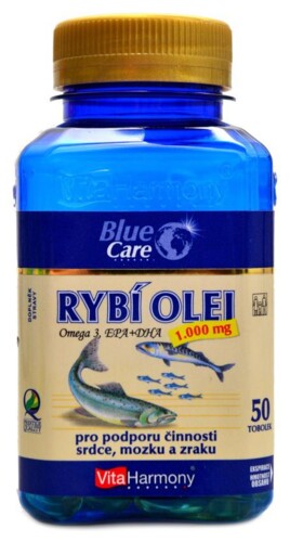 Rybí olej Omega 3 1000 mg 50 tobolek