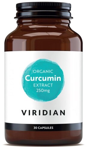 Curcumin Extract 250mg 60 kapslí Organic