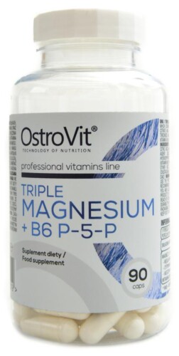 Triple magnesium + B6 P-5-P 90 kapslí