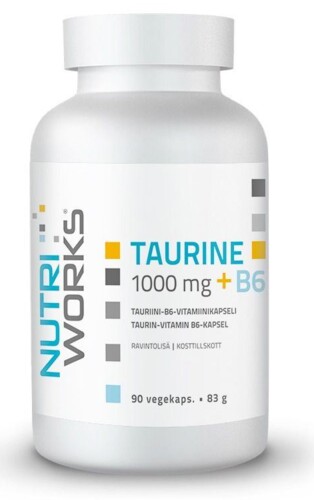 Taurine 1000 mg + B6 90 kapslí