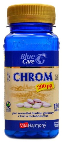 Chrom pikolinát 200 mcg 150 tablet chromium