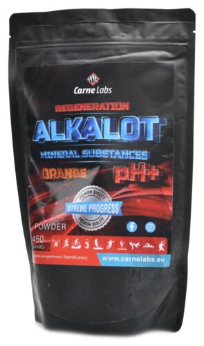Alkalot ph+ electrolytes 450 g pomeranč
