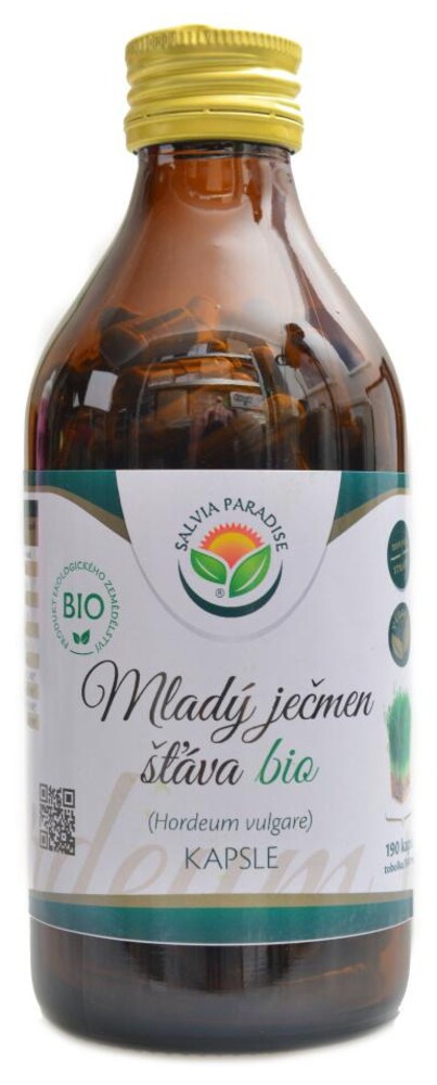 Mladý ječmen šťáva 190 kapslí Hordeum vulgare