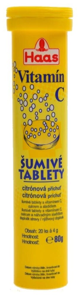 Vitamín C 20 šumivých tablet