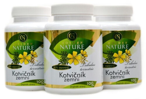 Kotvičník zemní 90% saponinů 300 kapslí