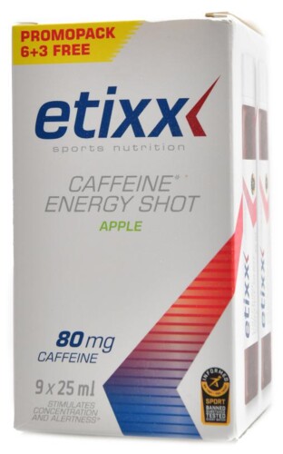 Energy shot s kofeinem 9 x 25 ml