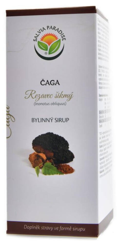 Čaga chaga rezavec šikmý DS sirup 180 ml Inonotus obliquus