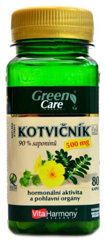 Kotvičník 500 mg 90% saponinů 80 kapslí