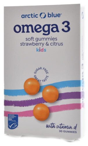 Kids Omega 3 30 gummies (250mg DHA, 70mg EPA & Vitamin D 200IU)