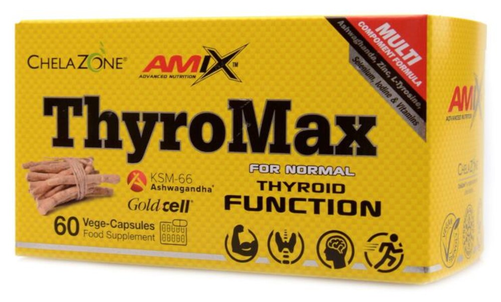 Thyromax provegan blister 60 kapslí  KSM ashwagandha plus