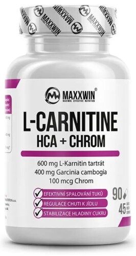 L-CARNITINE + HCA + CHROM 90 kapslí