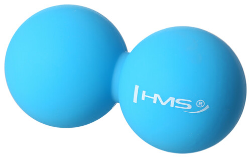 Dvojitý masážní míč BLC02 modrý - Lacrosse Ball