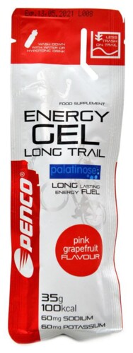 Energy gel long trail 35g růžový grep