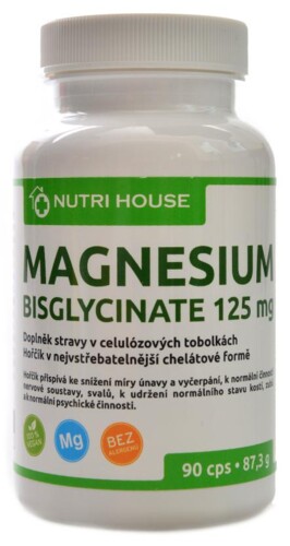 Magnesium Bisglicynate 125mg 90 kapslí