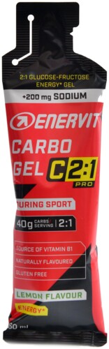 Enervit Carbo gel C 2:1 se sodíkem 60 ml citron