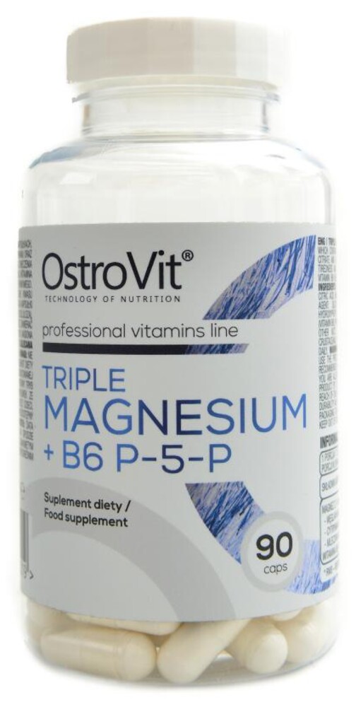 Triple magnesium + B6 P-5-P 90 kapslí
