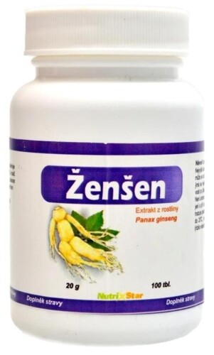 Ženšen 100 tablet