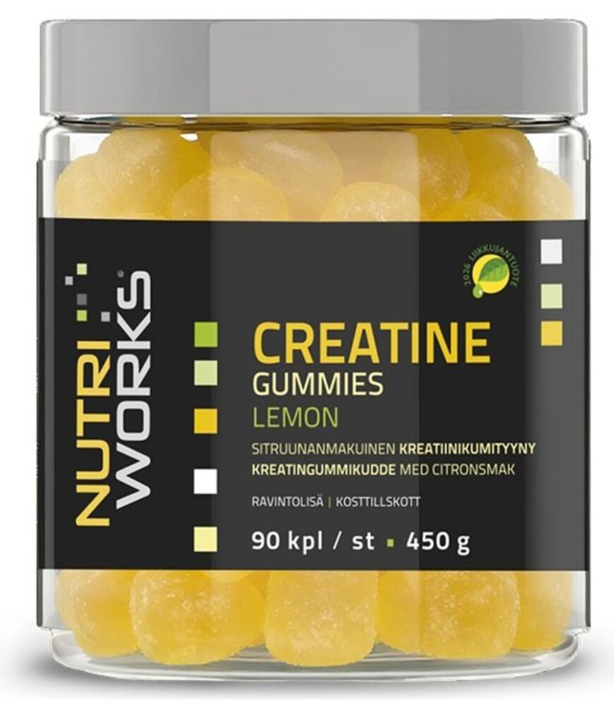 Creatine Gummies 450g 90 gummies lemon