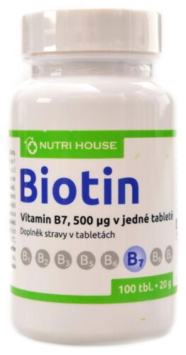 Vitamín B7 D-biotin 100 tablet