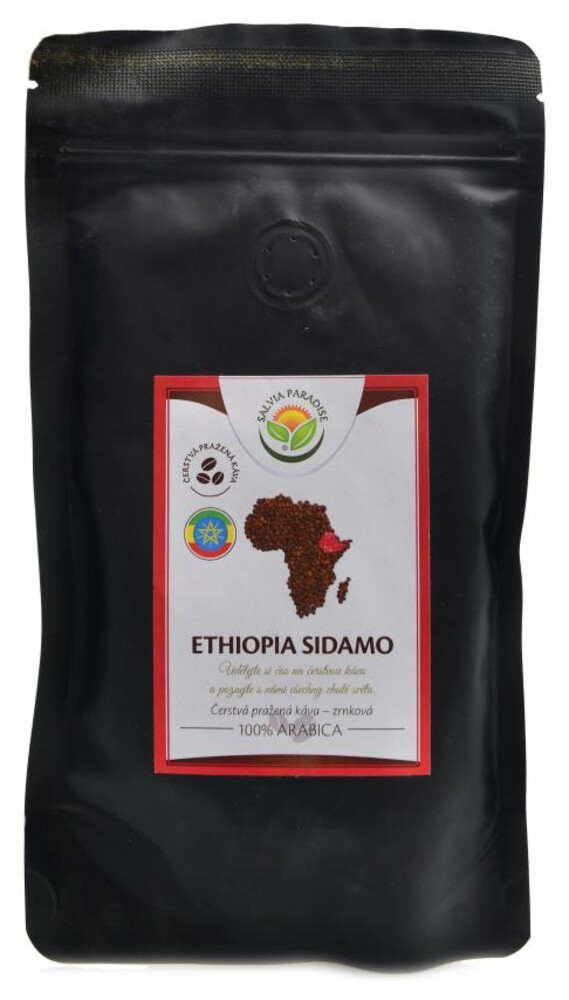 Káva Ethiopia BIO 100 g - 100% arabica zrnková čerstvě pražená