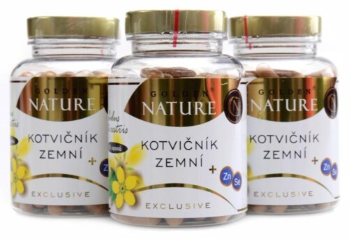 Kotvičník 90% +zinek+selen 300 kapslí