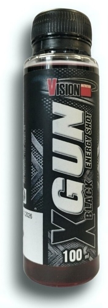 X-Black GUN - Energy shot - 100 ml