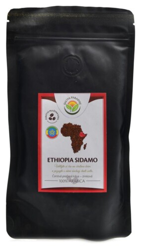 Káva Ethiopia BIO 100 g - 100% arabica zrnková čerstvě pražená