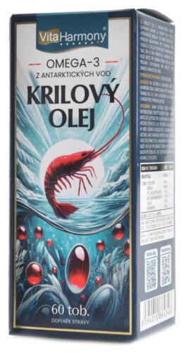 Omega 3 Krilový olej 60 tobolek krill oil