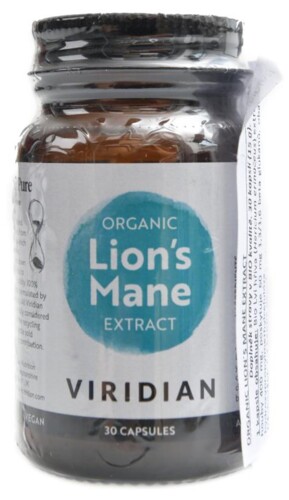 Lions Mane Extract 30 kapslí Organic