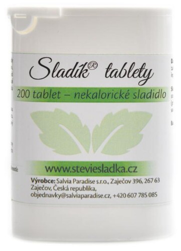 Sladík sladidlo - stévie tablety 200 ks