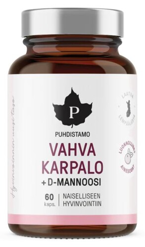 Strong Cranberry + D-mannose 60 kapslí (Extrakt z brusinek s D-manózou))